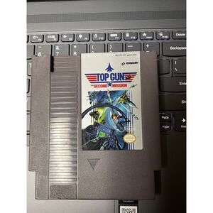 Top Gun The Second Mission Nintendo NES Konami Video Game‎ Cartridge NES-OG-USA